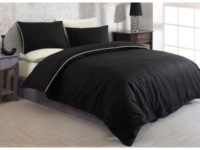 Постельное белье Turkiz - San Marino Black (Turkey), евро комплект Постельное белье Turkiz - San Marino Black (Turkey), евро комплект